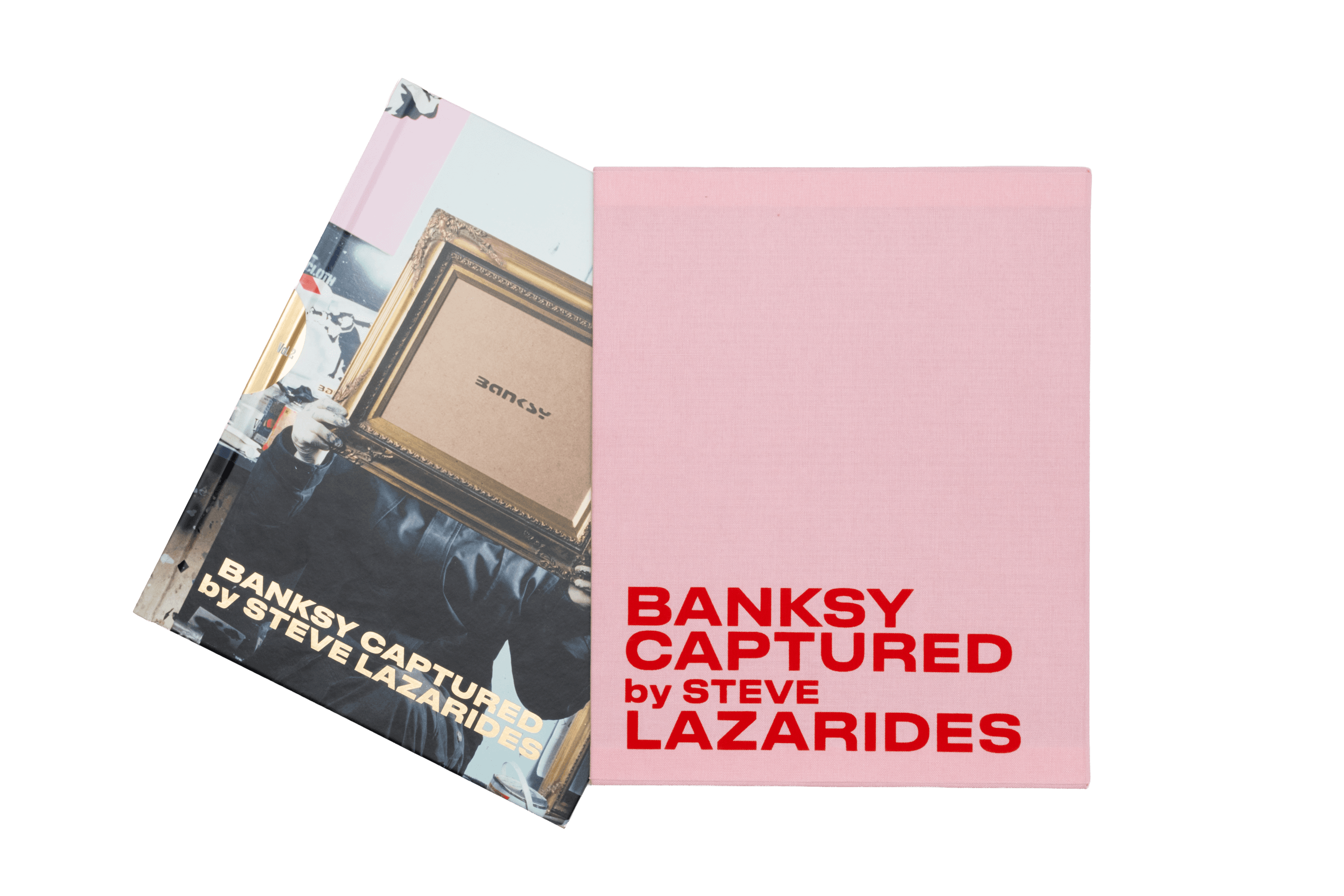 Banksy Captured Volume 2 - Hardcover book opened showing pages